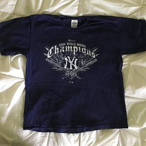 NY Yankees 2009 World Series Champions XL Tee Unisex